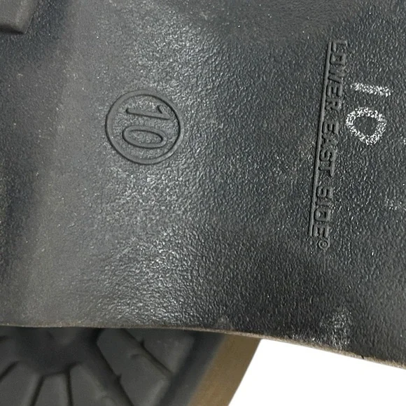 ⭐️SOLD⭐️ Vintage Y2K Lower East Side Black Chunky Platform Clogs | Size 10 - Picture 6 of 7